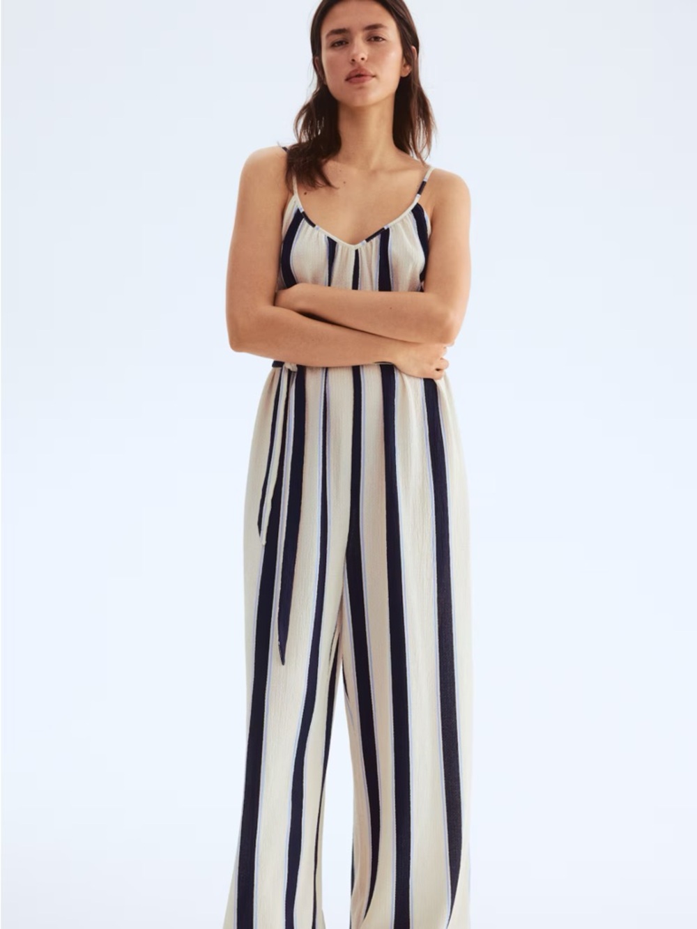 H&M Tie-Belt Jumpsuit